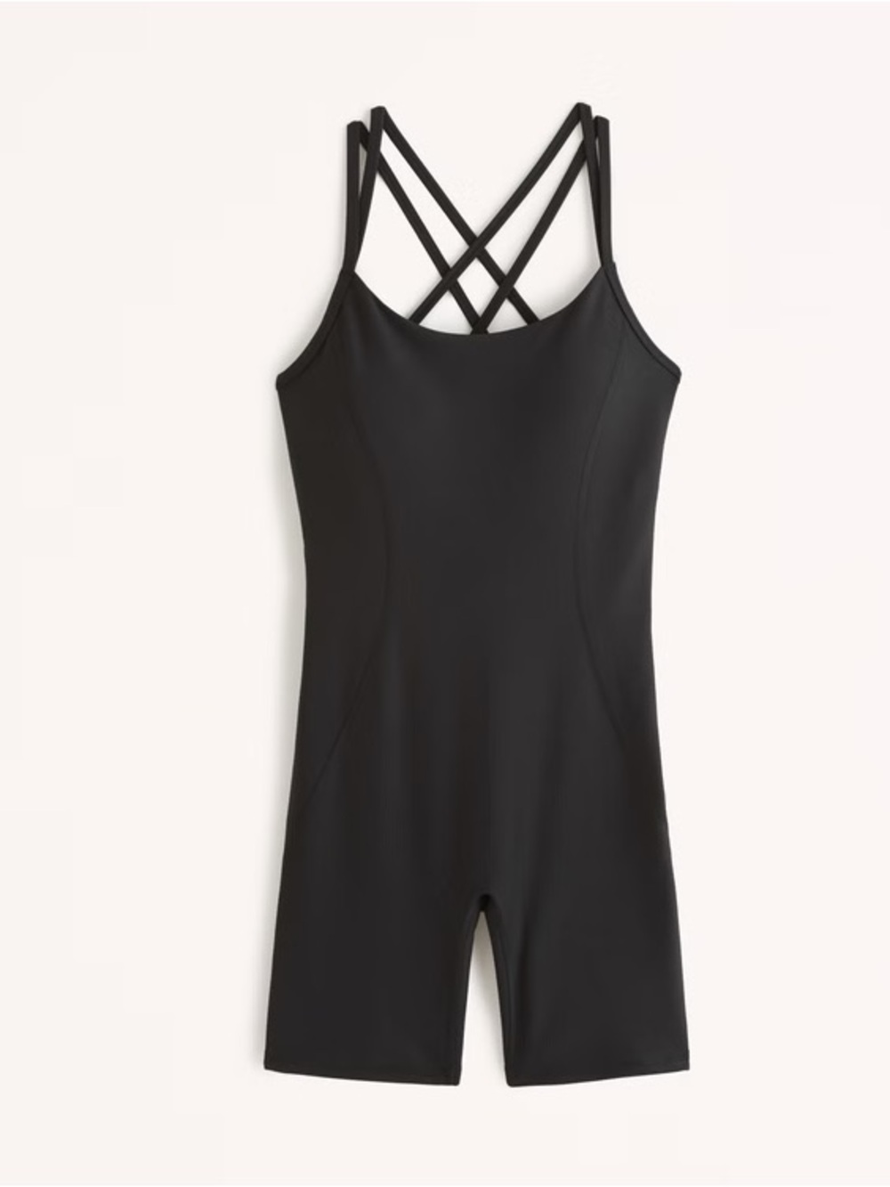 Black Strappy Romper